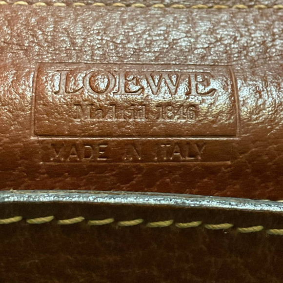 Loewe LOEWE Madrid Vintage Leather Men’s Briefcase - Picture 12 of 16